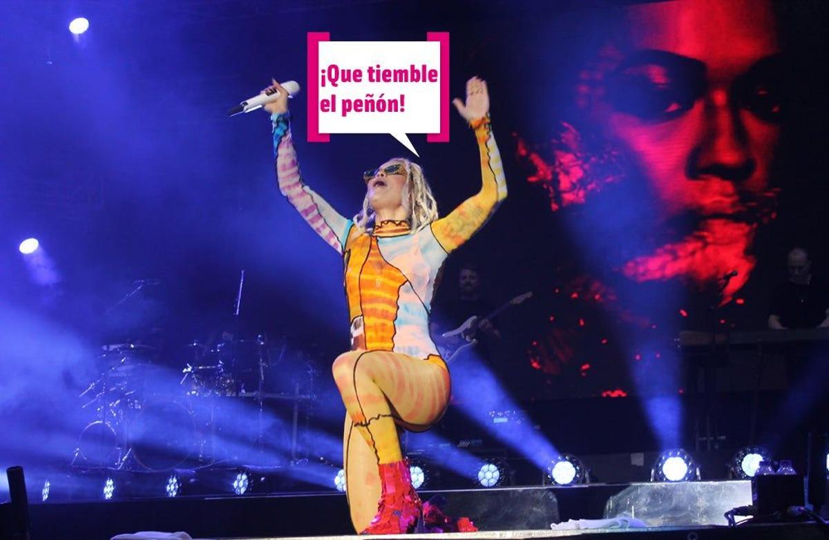 Rita Ora hizo temblar medio Gibraltar