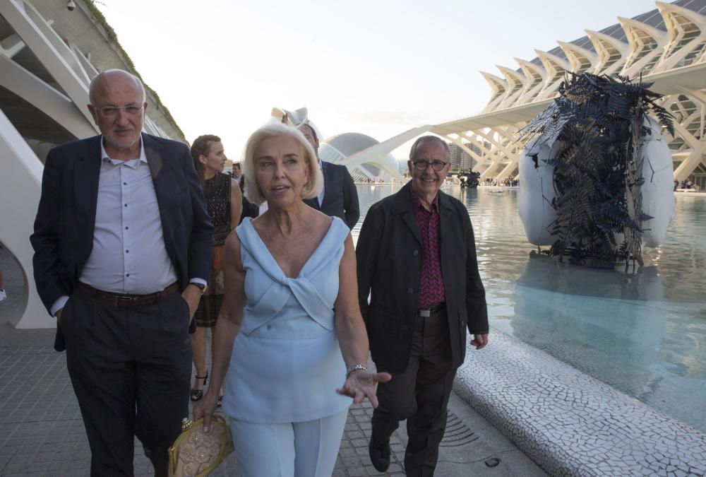 Presentación de las esculturas de Valdés en la Ciudad de las Artes y las Ciencias