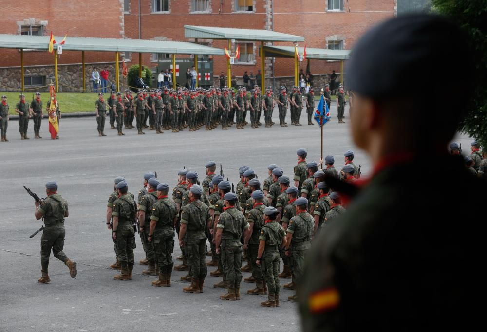 Aniversario de la Brigada Galicia en el acuartelamiento de Cabo Noval.