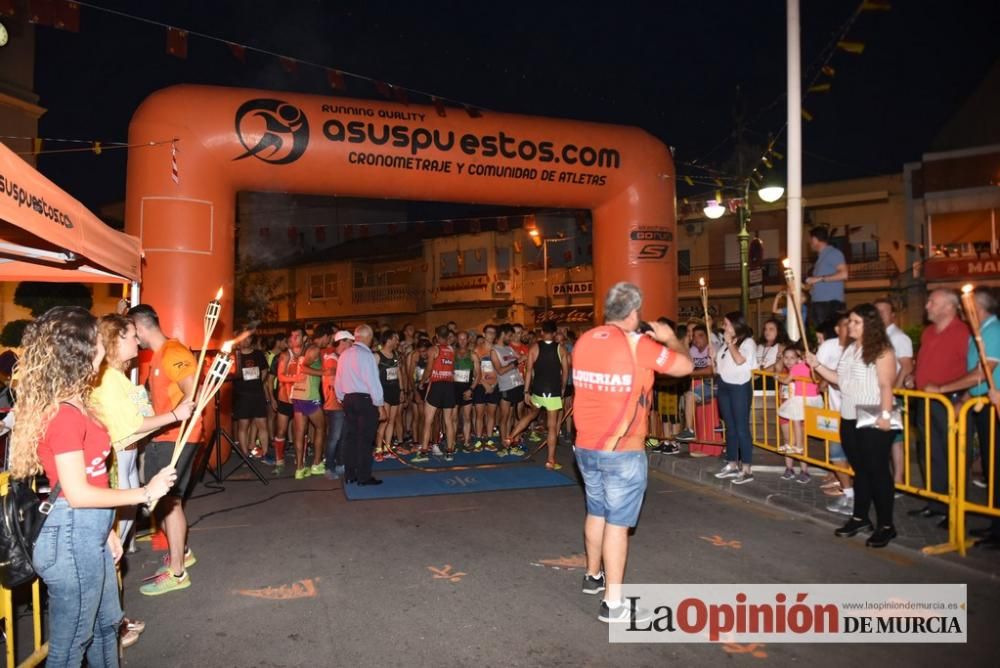 Carrera popular nocturna en Alquerías.