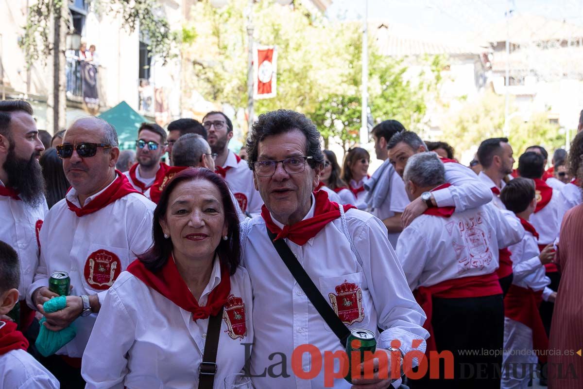 Recorrido Caballos del Vino día dos de mayo en Caravaca