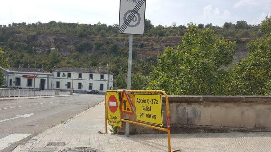 Informació de les obres a la carretera vella: què diu que han tallat?