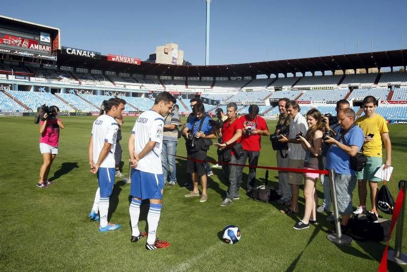 Presentación de Eldin y Dorca como nuevos jugadores del Real Zaragoza