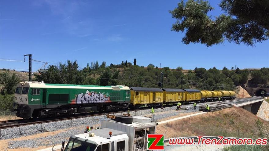 Imagen del descarrilamiento publicada por el Grupo Tren Zamora