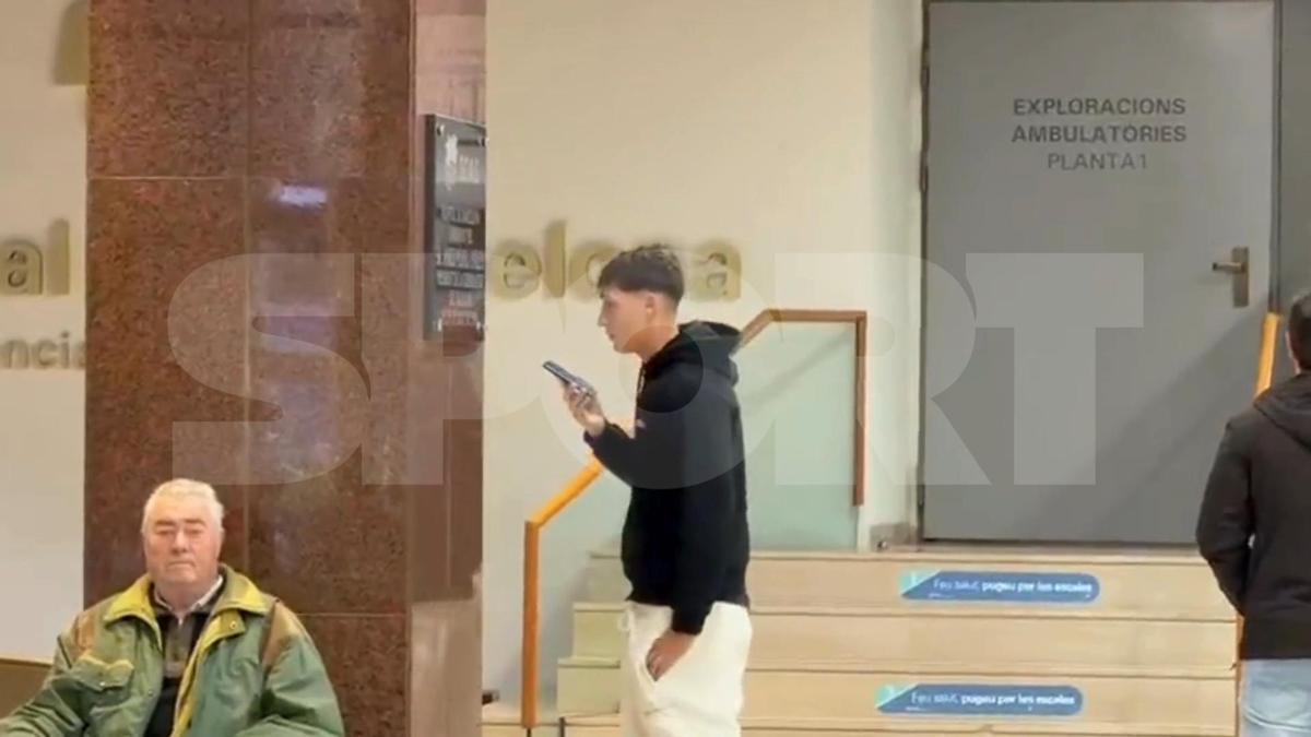 IMAGEN EXCLUSIVA SPORT: Patricio Pacifico ya está en Barcelona.