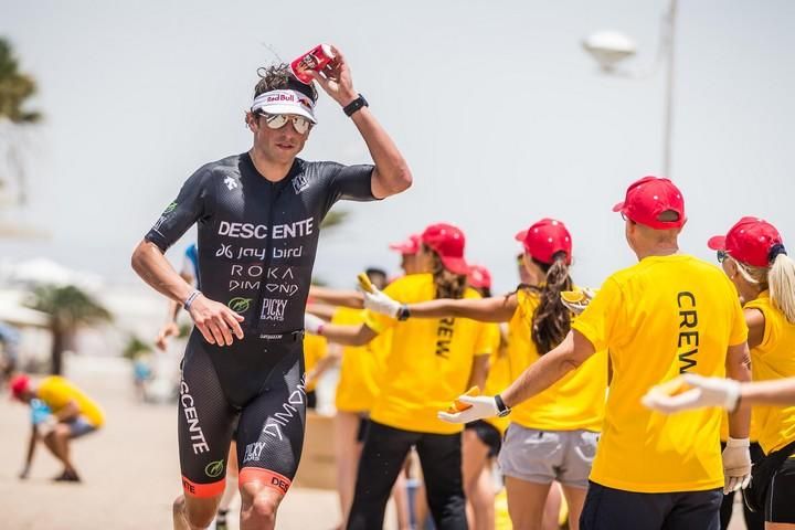 Atletas durante la celebración del Ironman 2016