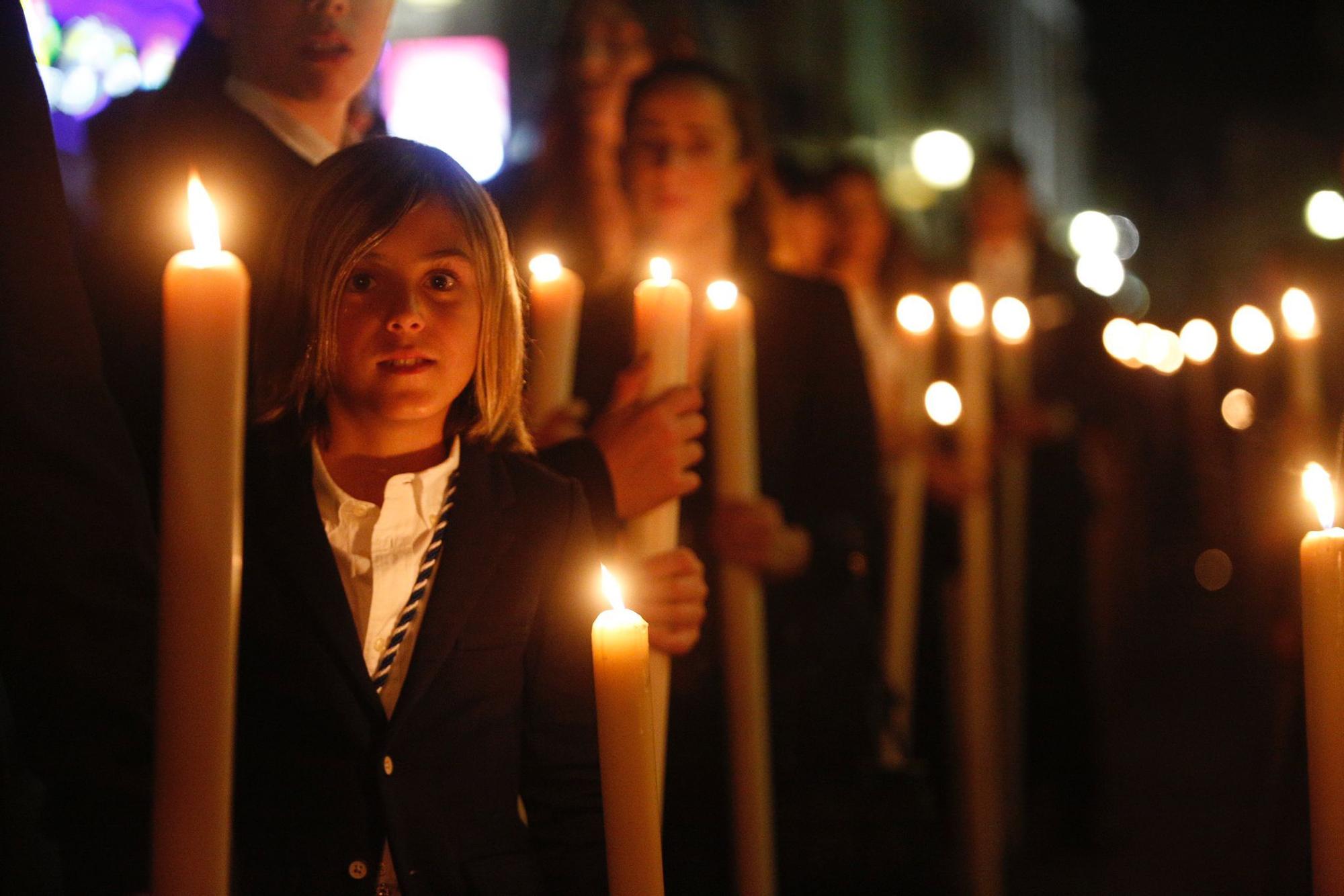 Vía crucis del Prendimiento, en imágenes