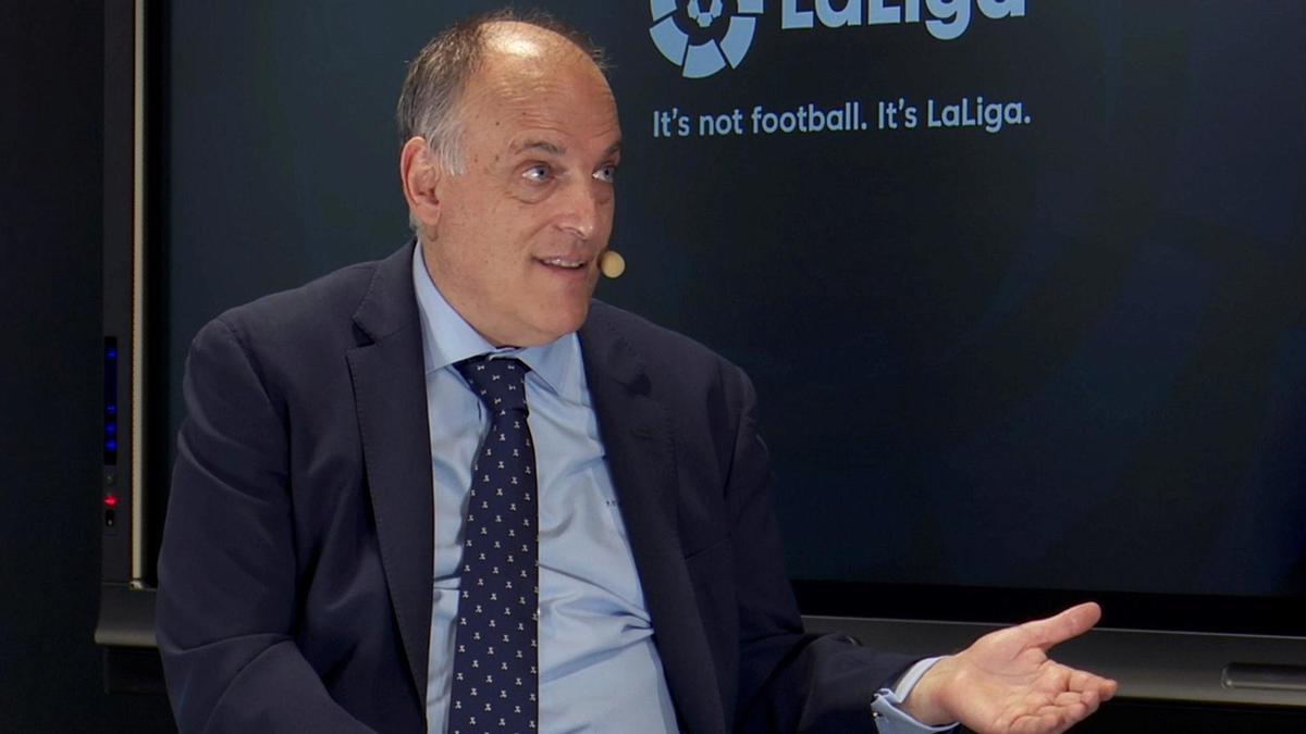 Javier Tebas, presidente de LaLiga.