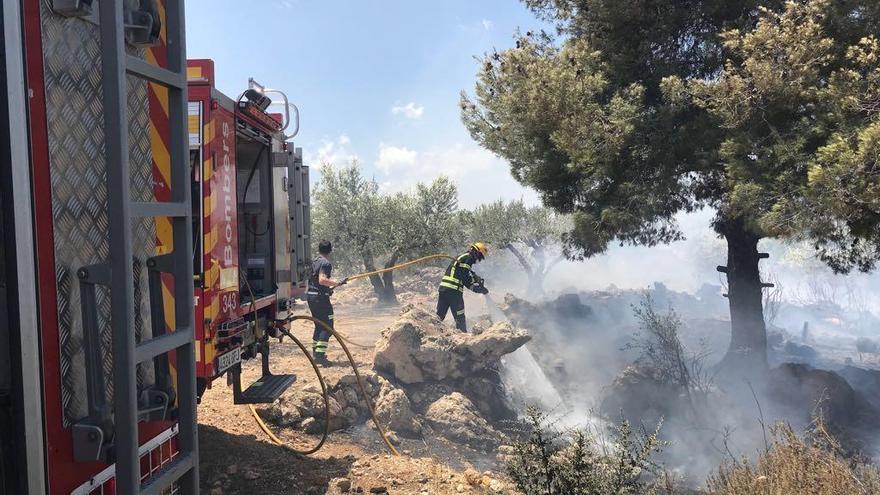 Extinguido el incendio de Beniarrés