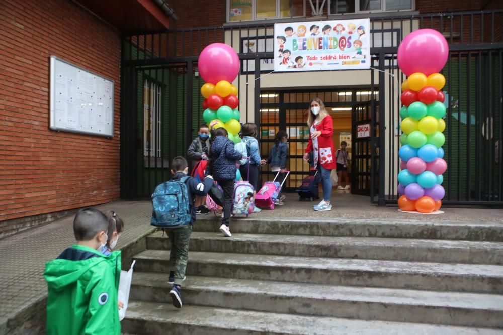 Gijón: a las aulas con distancia y sin lloros