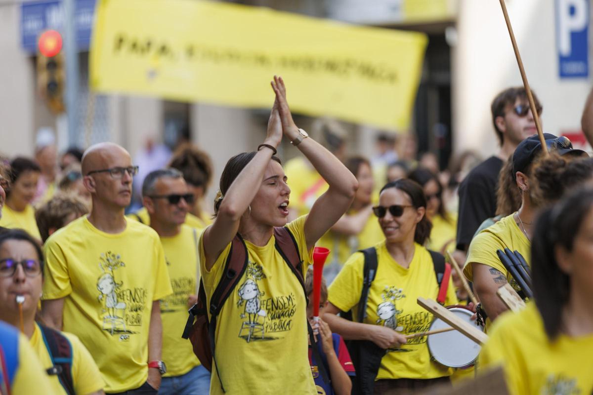 La manifestació ha recorregut el centre de la ciutat