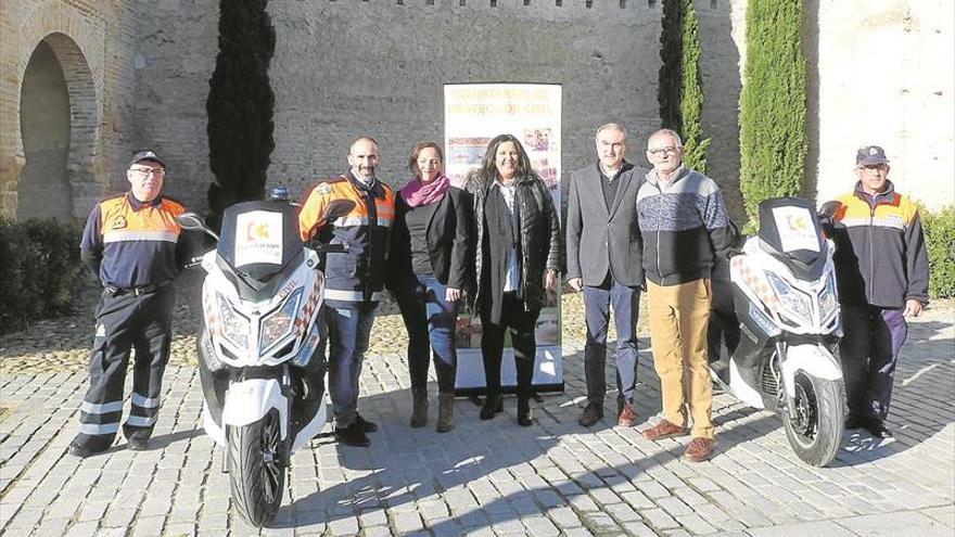 Diputación y Ayuntamiento subvencionan dos motos a Protección civil