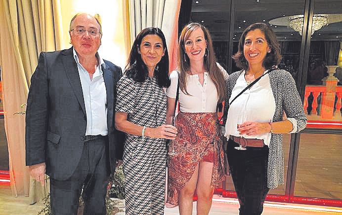 Santiago Rodríguez, Sonia Úbeda, Noelia Barralejo y Eugenia Bustamante.