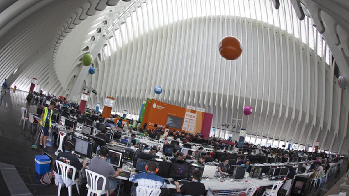 Imagen de la pasada edición de la Campus Party, en Valencia.