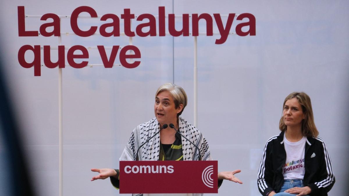 ELECCIONES CATALUNYA ADA COLAU |  Colau critica que el ‘lawfare’ contra la izquierda haya sido «tolerado» por el PSOE y el objetivo es «mantener a los aliados»