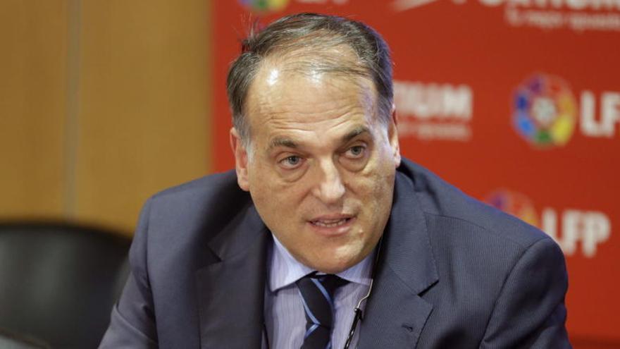 Javier Tebas, presidente de la Liga de Fútbol Profesional.