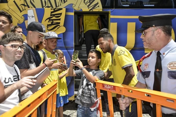 16/08/2017 TEROR. Visita de la UD Las Palmas a la Virgen del Pino en la Básilica de Teror. FOTO: J.PÉREZ CURBELO