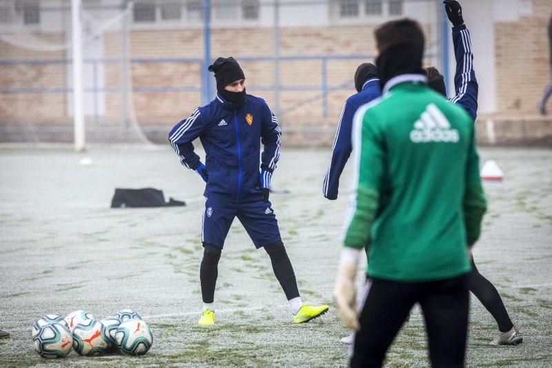 Entrenamiento del 13 de enero del Real Zaragoza