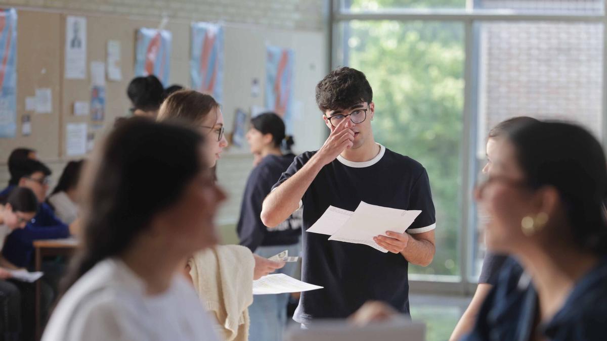 Primer día de los exámenes de la Prueba de Acceso a la Universidad (PAU) en catorce comunidades autónomas