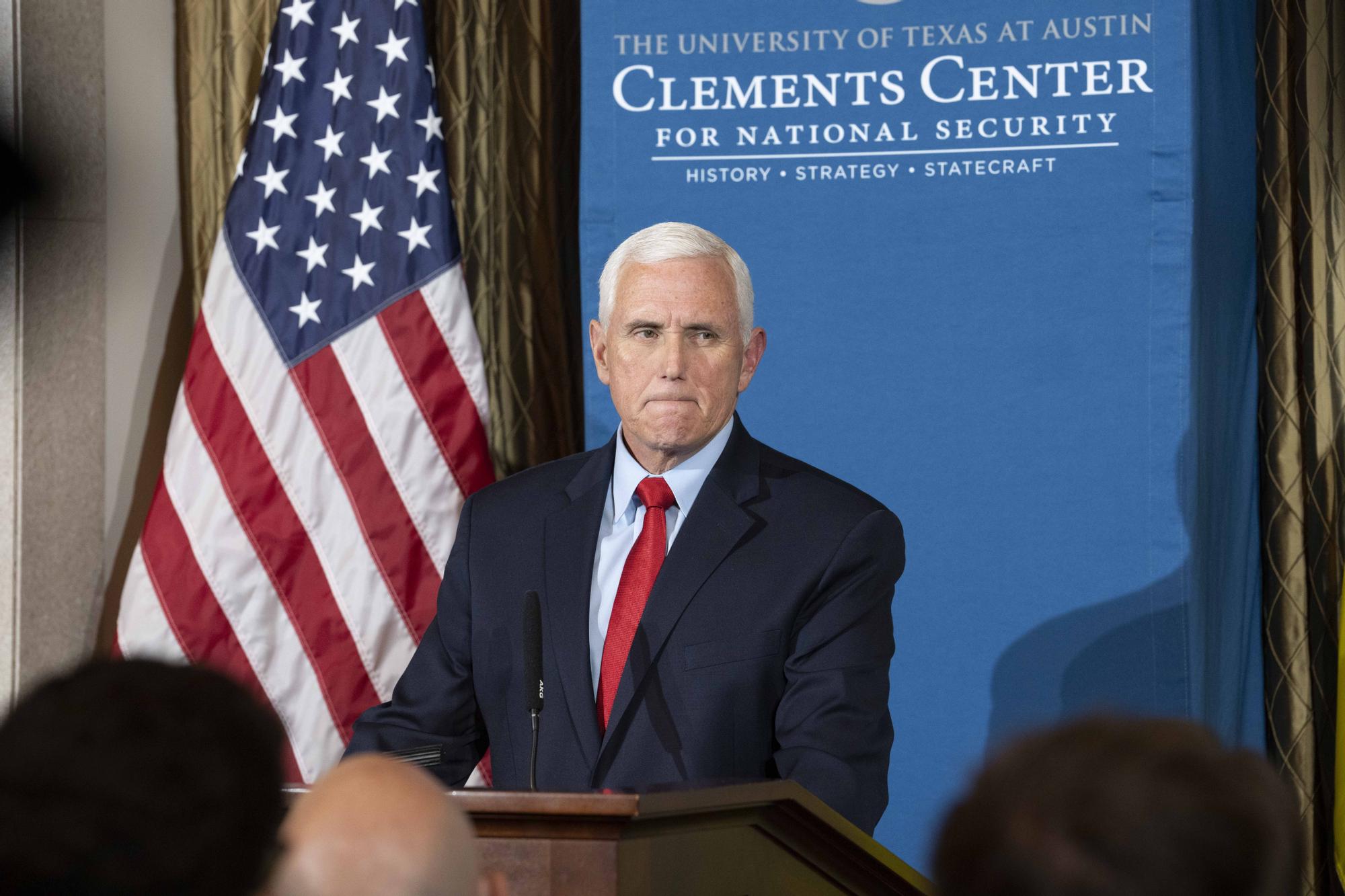 Mike Pence, durante un acto en Texas el pasado 24 de febrero.