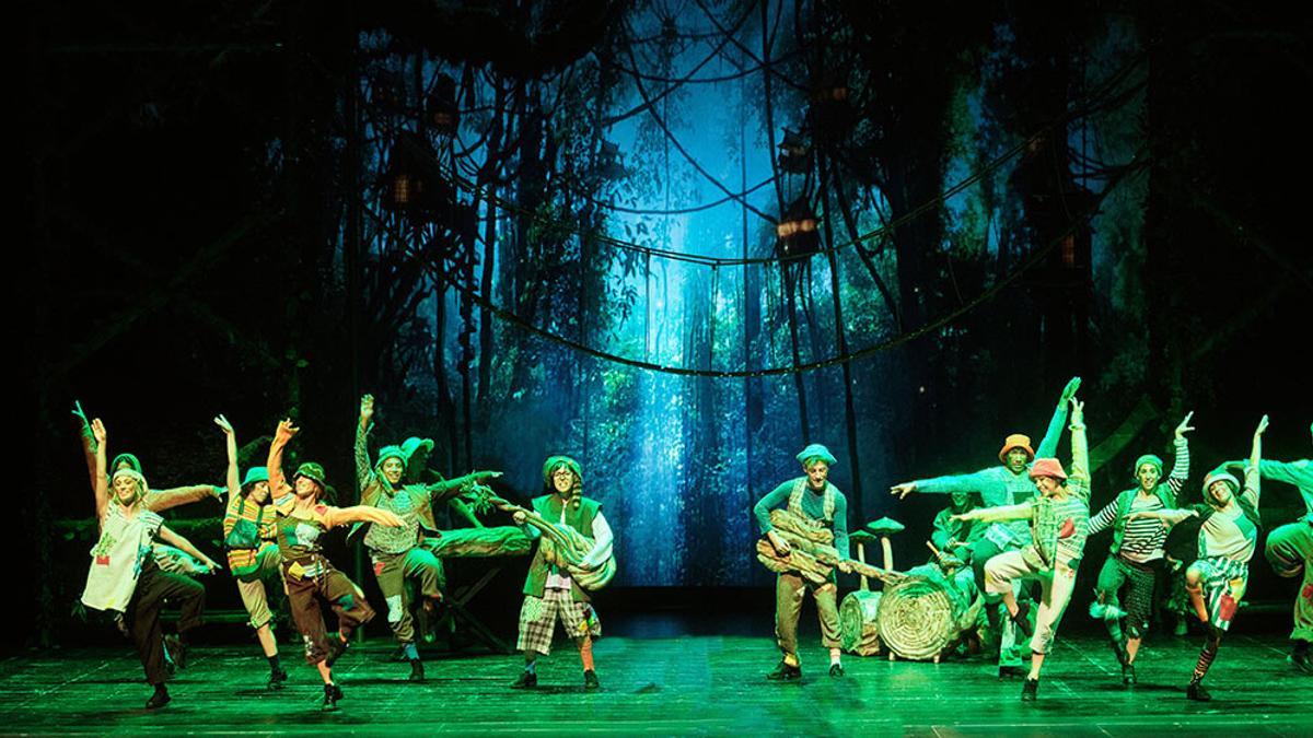 Un momento del musical de Peter Pan que se representará en el Gran Teatro de Elche desde este viernes