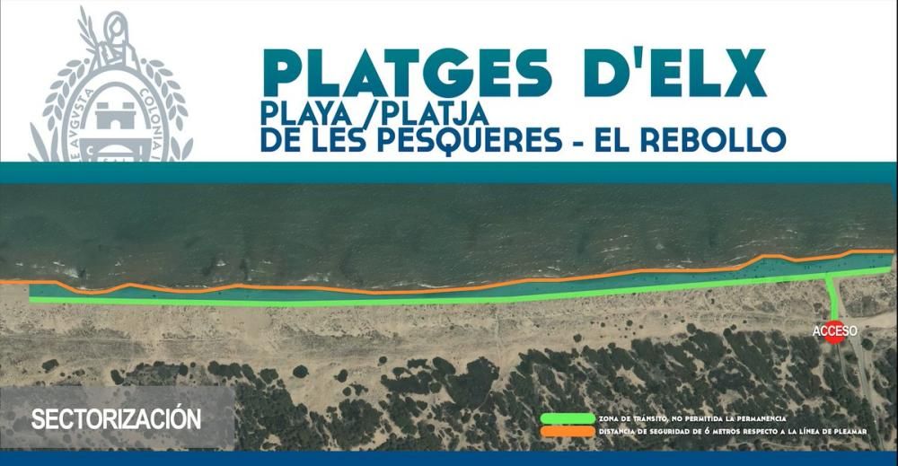 Parcelación playas de Elche