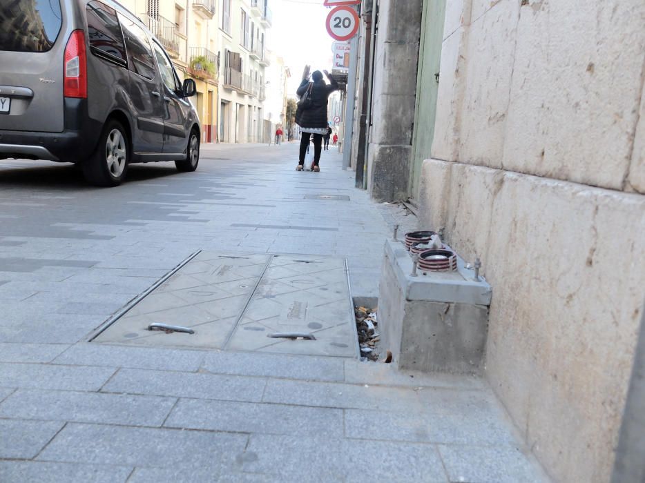 Obres inacabades al centre de Figueres
