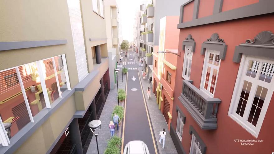 Santa Cruz empezará en mayo la obra que cambiará el corazón de El Toscal: así será la nueva calle San Martín