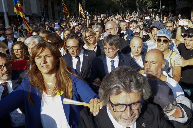 Independentist leader Carles Puigdemont back from his exile in France