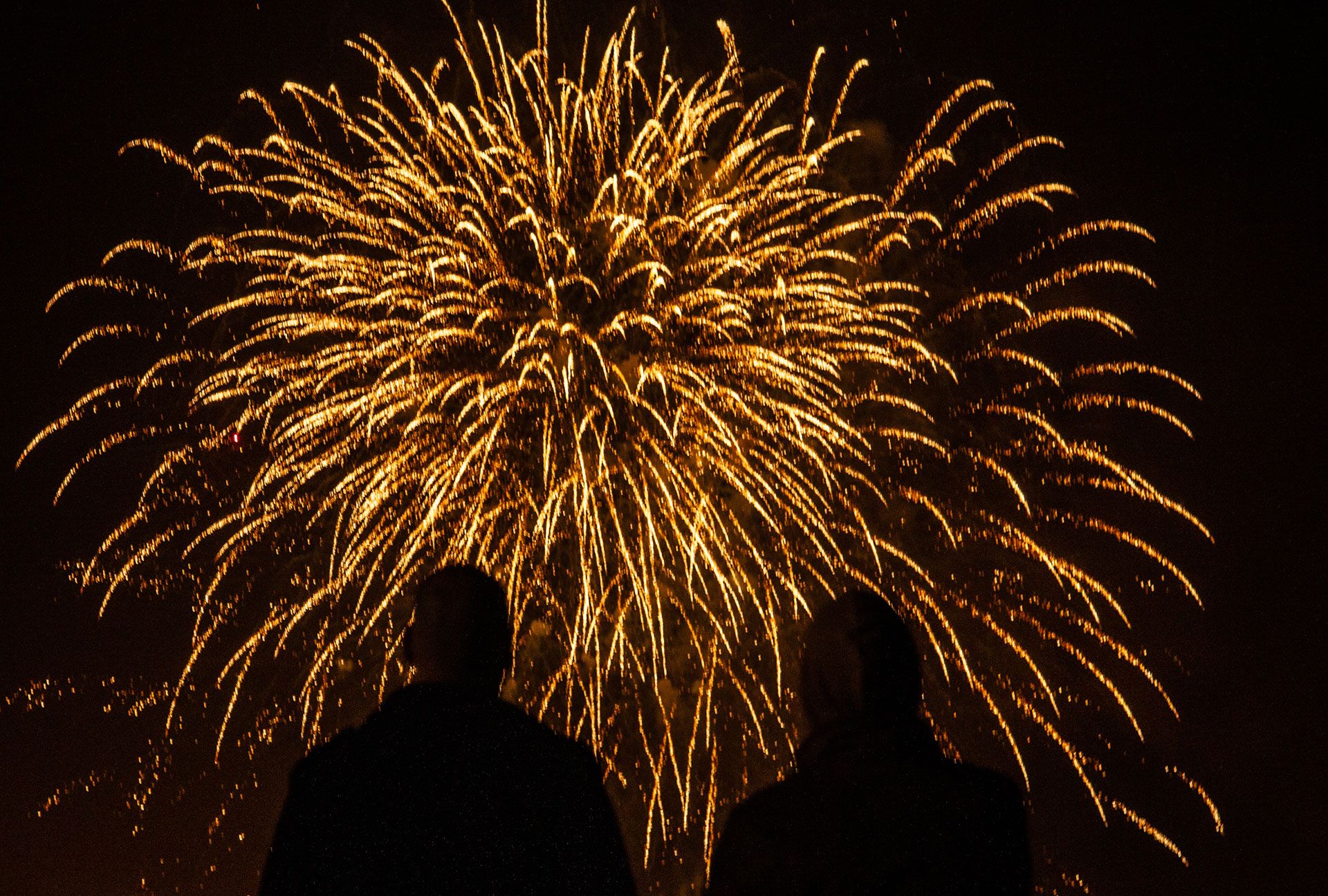 Fuegos artificiales desde la playa del Cocó por el Año Nuevo