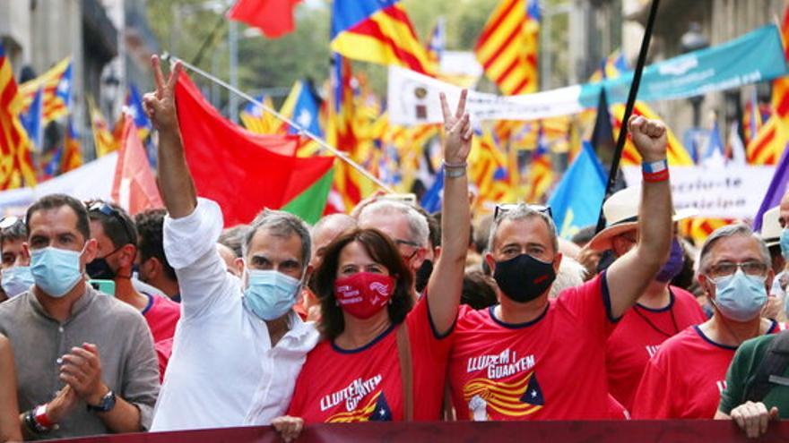 Les millors imatges de la Diada 2021 | La manifestació de l'11-S a Barcelona