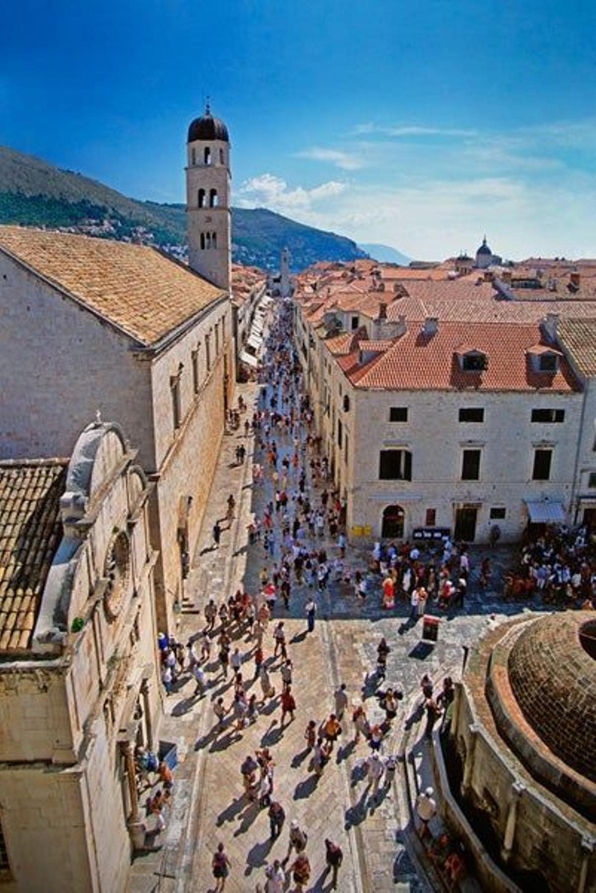 Vista aérea de Dubrovnik.