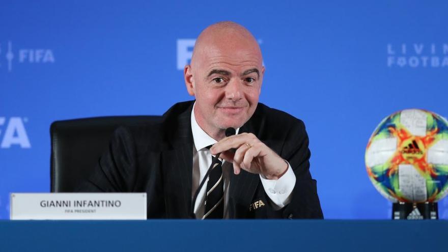 Gianni Infantino, presidente de la FIFA.