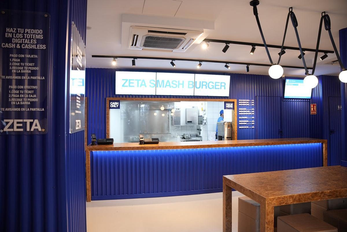Zeta, nuevo restaurante de hamburguesas ubicado en Chueca.