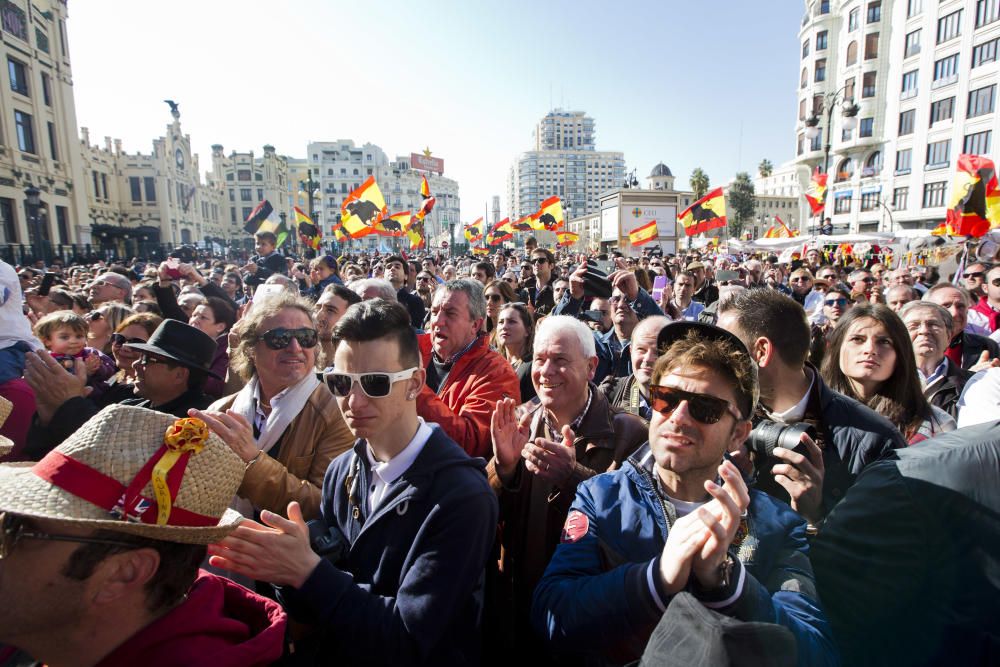 Masiva manifestación taurina en Valencia