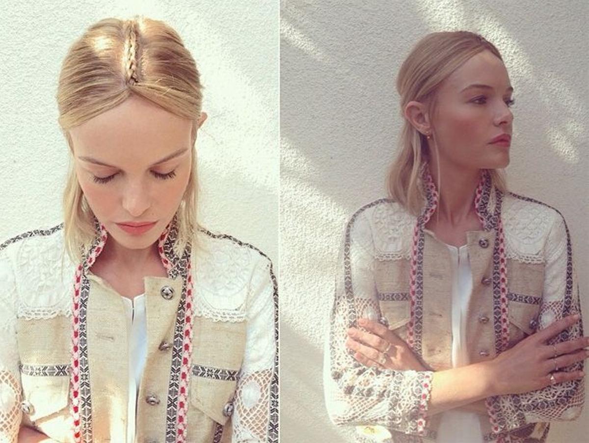 Half Bun de Kate Bosworth