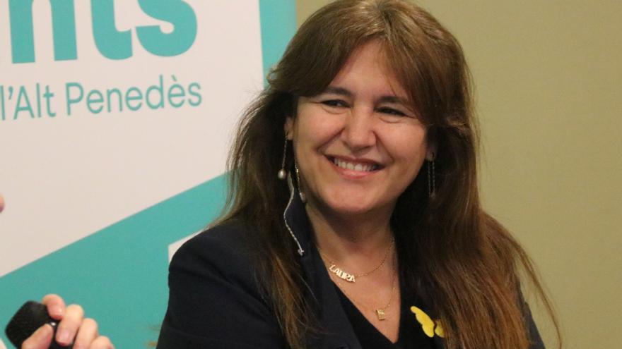 La presidenta de Junts, Laura Borràs