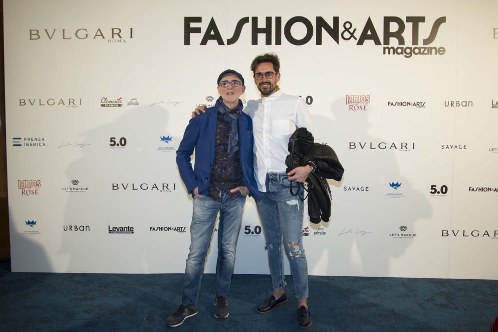 Gala de presentación de la revista Fashion & Arts Magazine en València.