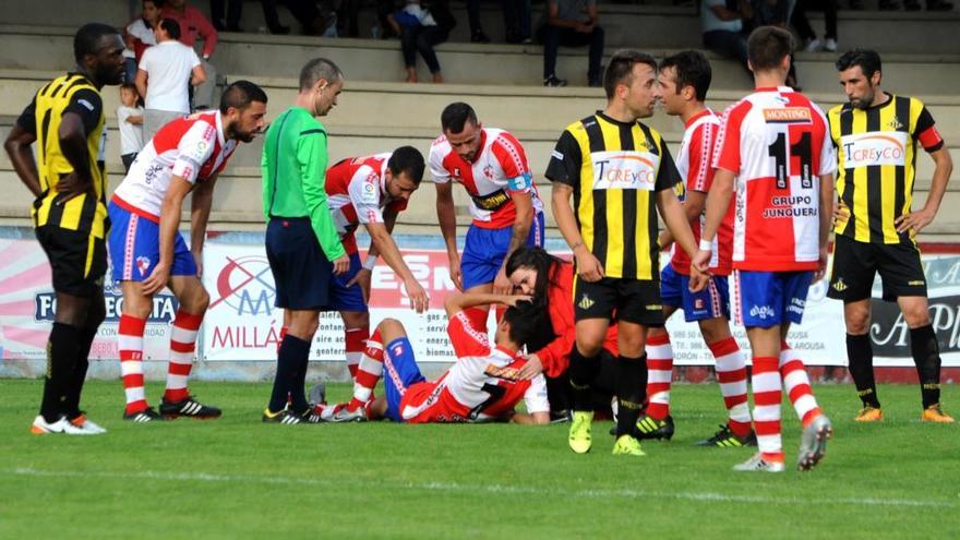 El encuentro de la primera vuelta en A Lomba finalizó con empate a dos tantos