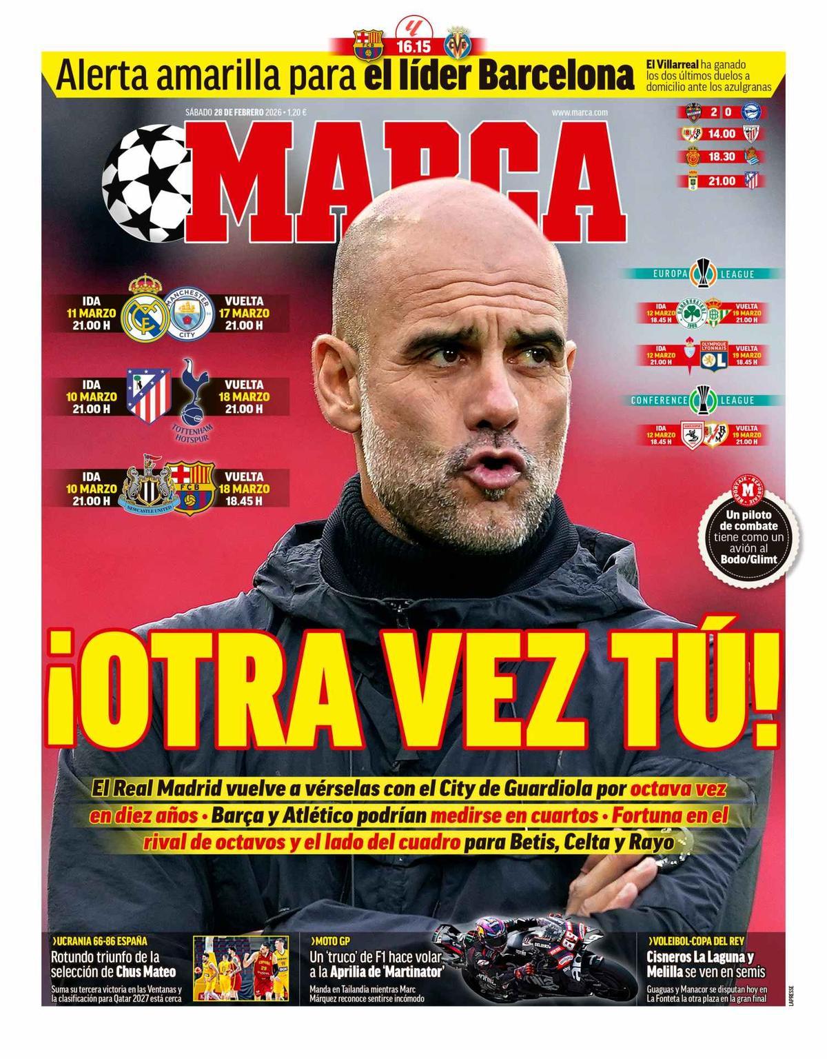 Estas son las portadas de la prensa deportiva de hoy Estas son las portadas de la prensa deportiva de hoy