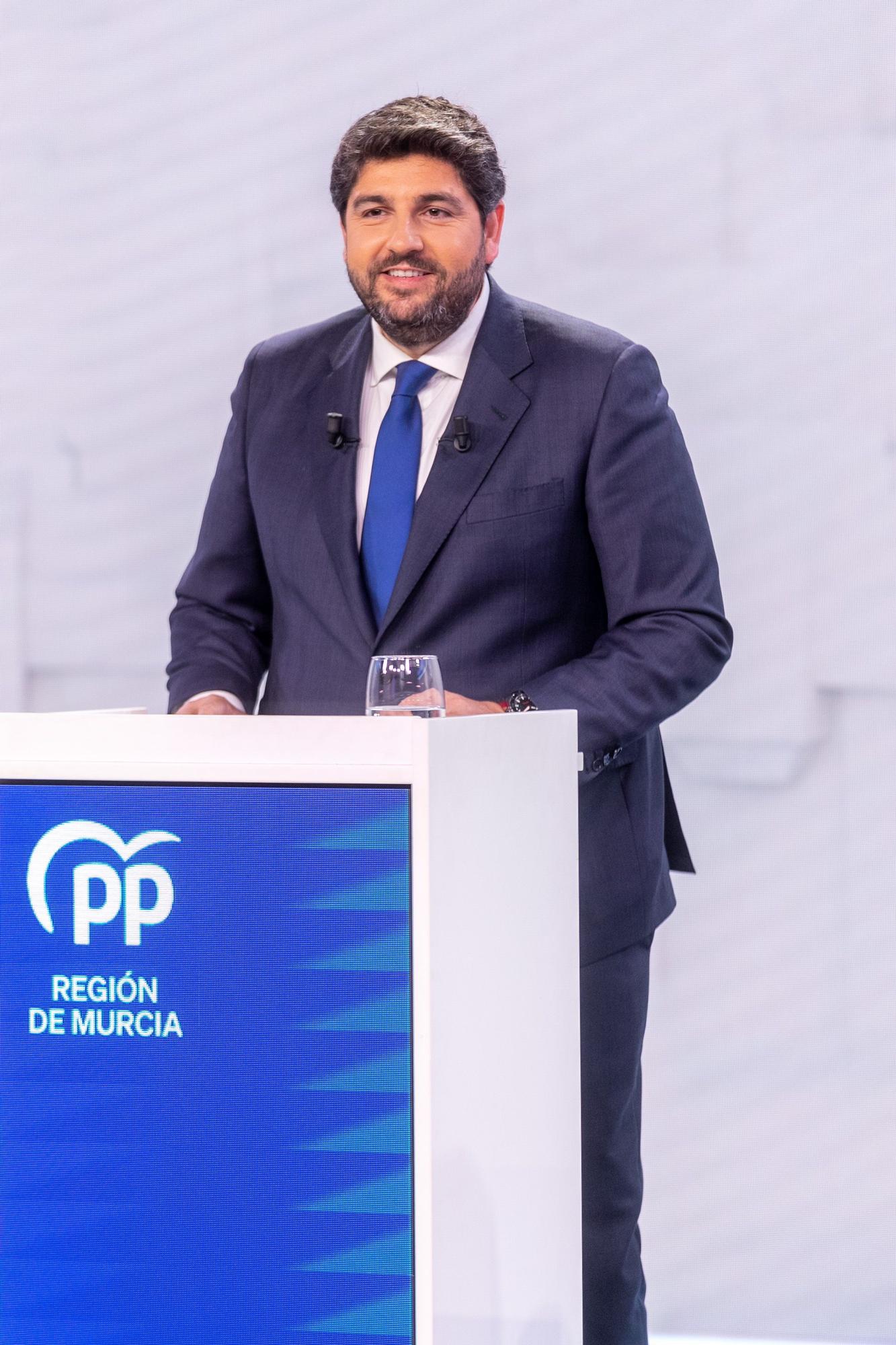 Todas las imágenes del debate electoral de la Región de Murcia