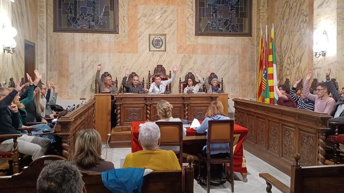 Ple de dijous a l'Ajuntament de Berga