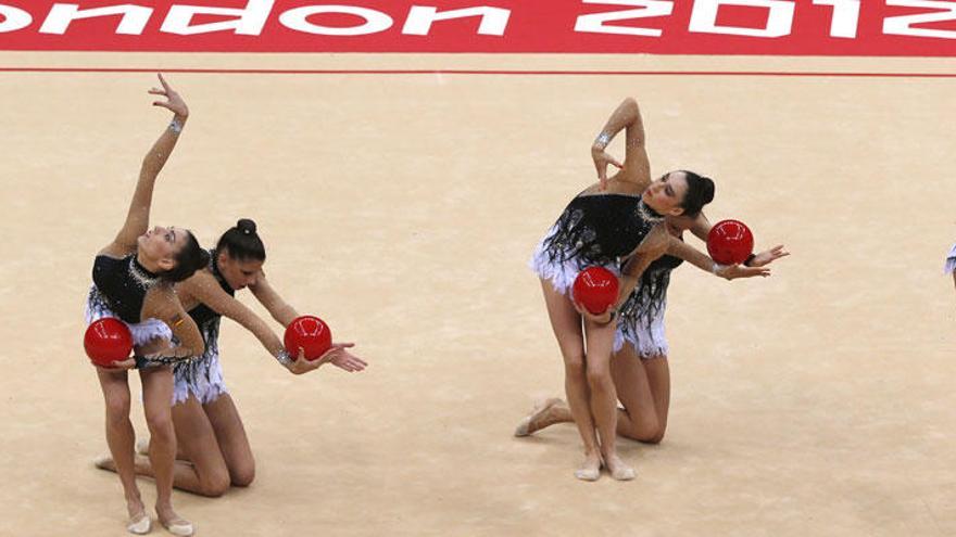 La gimnasia rítmica española debuta en quinta posición
