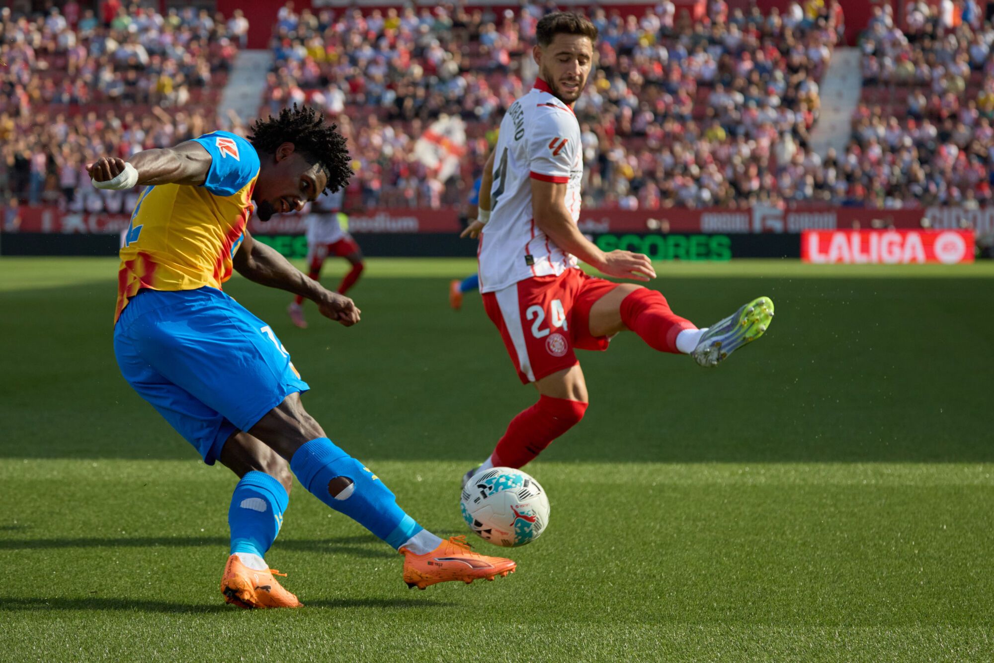 Les imatges del Girona FC - València