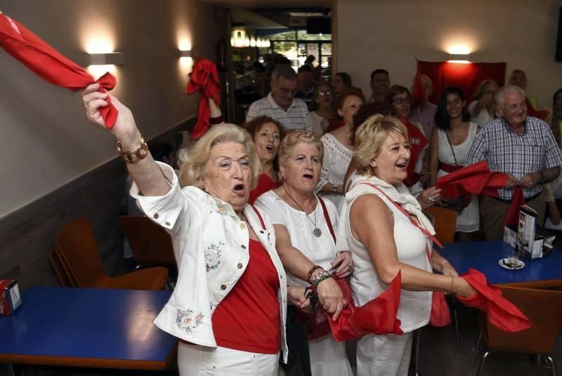 Fotogalería del Chupinazo de San Fermín en Zaragoza