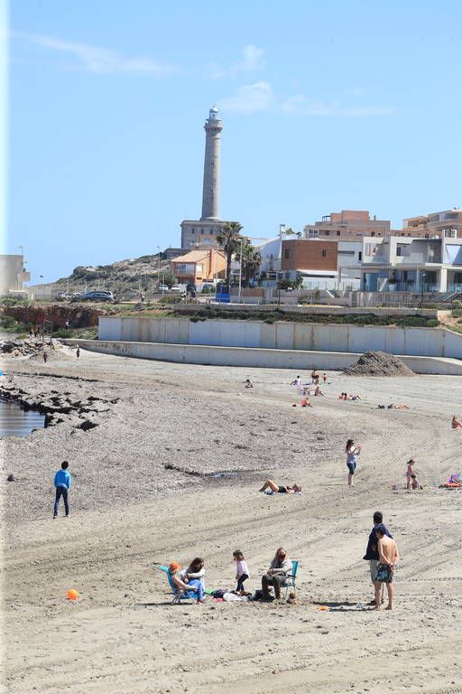 Así estaban hoy Cabo de Palos y La Manga