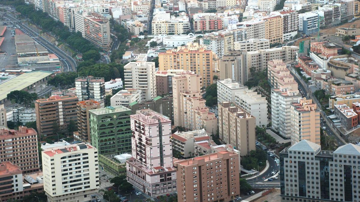 Vista aérea de Residencial Anaga, en Santa Cruz de Tenerife.