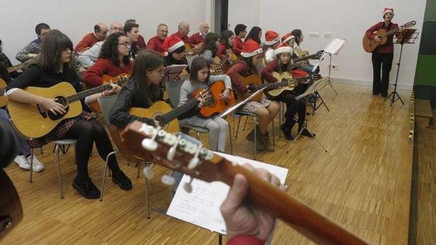 Una de las interpretaciones en el festival de Tanxedoira.