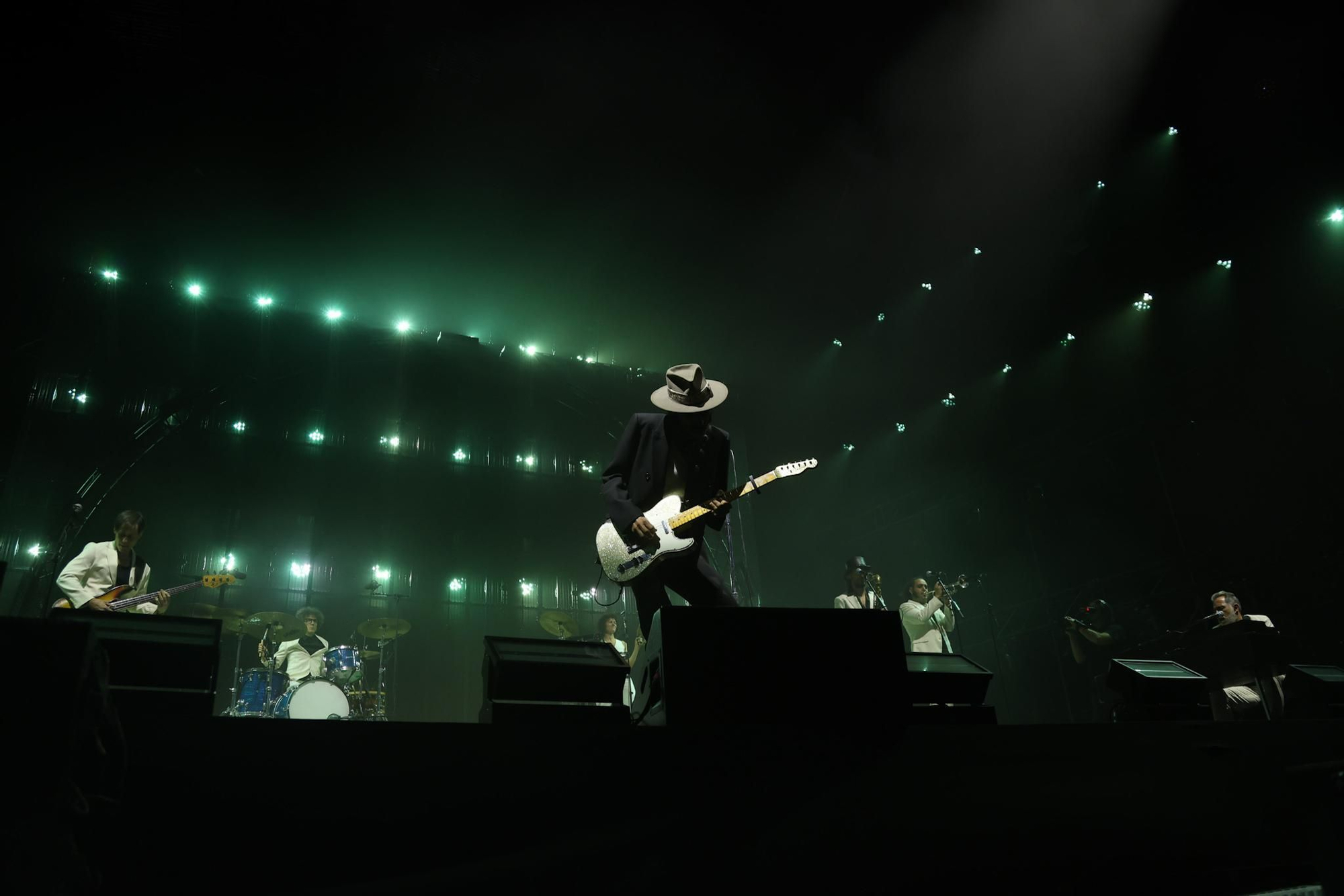 Leiva en el Muelle de Batería de A Coruña