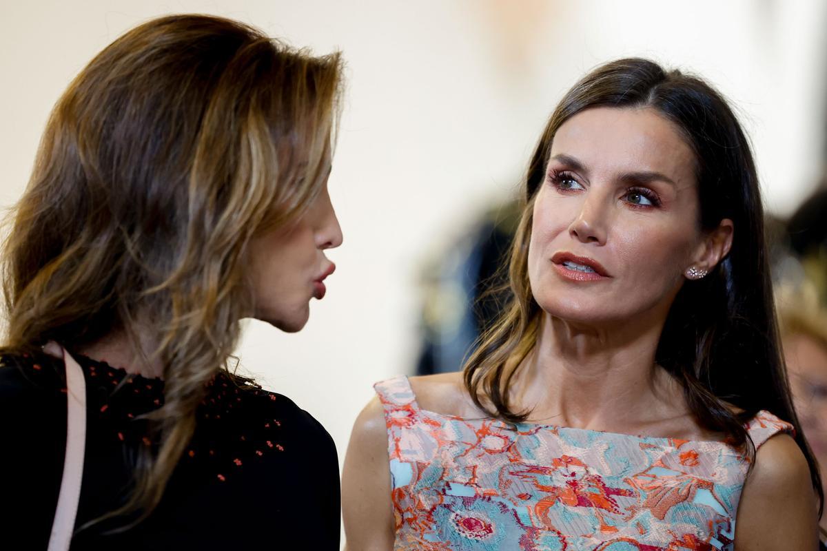 Letizia y Rania de Jordania, encuentro en Madrid